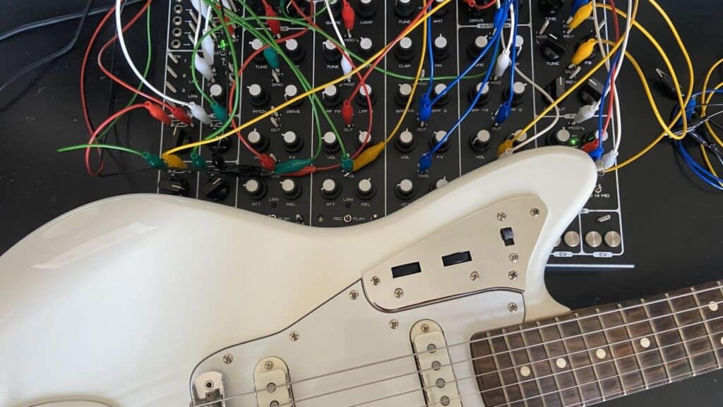 SOMA Pulsar-23 with guitar